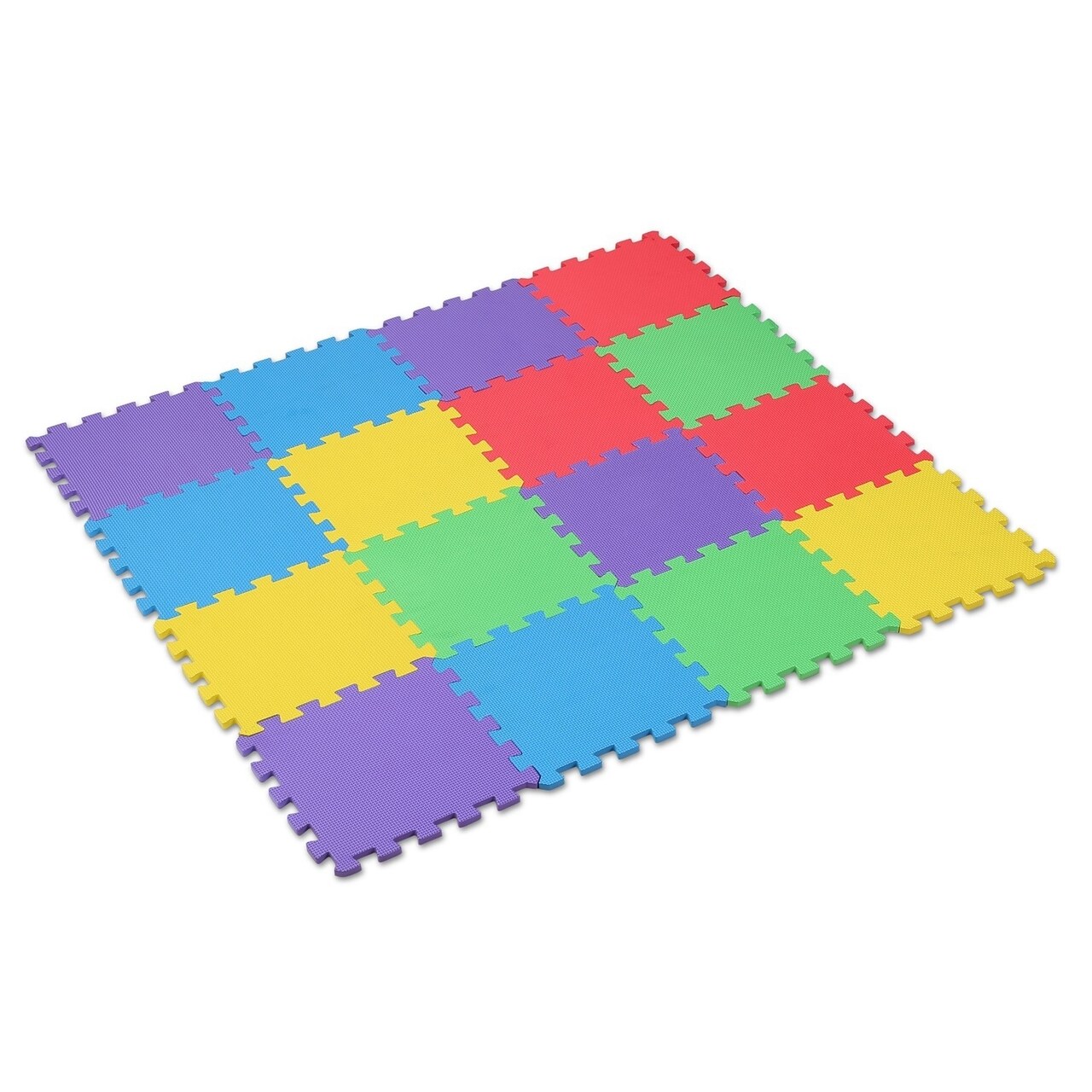 16Pcs Kids Puzzle Mat Interlocking Non Toxic Eva Floor Mat For Play And Exercise